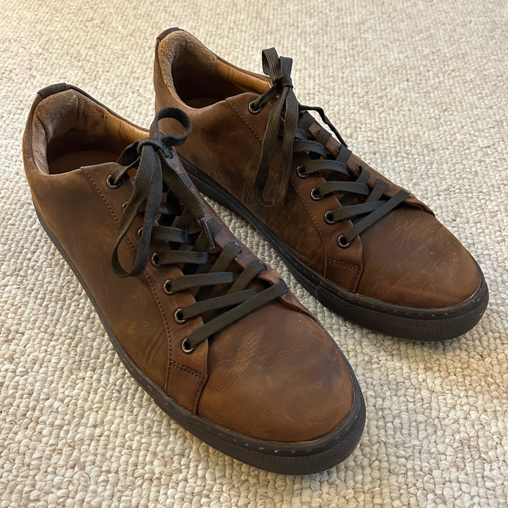 Thursday Boot Company Dark Brown Leather Sneakers